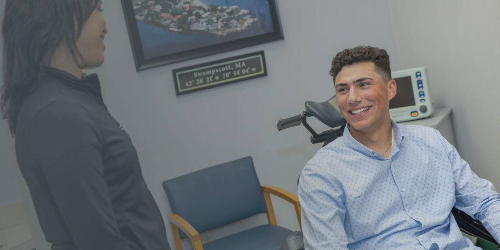 dental patient smiling after wisdom tooth extraction Peabody, MA