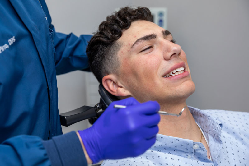 dental patient undergoing advanced healing procedure Peabody, MA