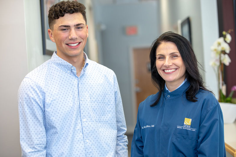 dr dipirro and dental patient smiling Peabody, MA