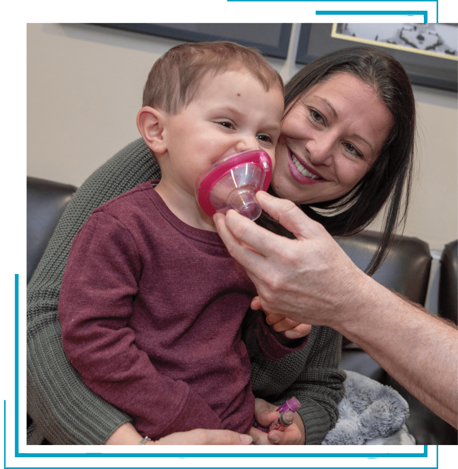 mother and young pediatric dental patient Peabody, MA