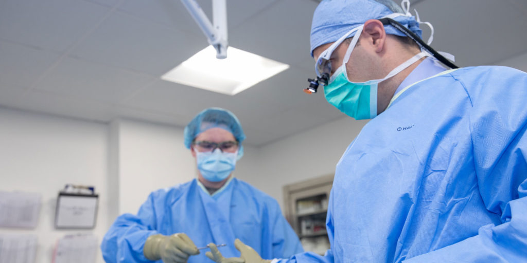 oral surgeon performing procedure Peabody, MA