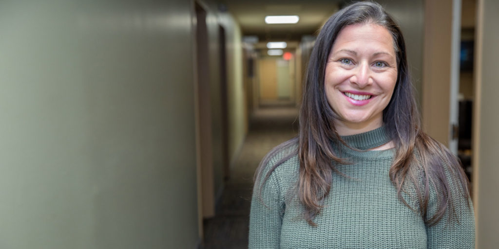 patient smiling after dental procedure Peabody, MA