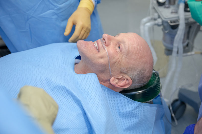 patient undergoing dental procedure Peabody, MA